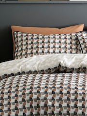Appletree Brown Jett Cotton Duvet Cover Set - Image 2 of 4