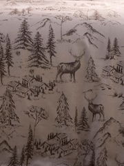 Dreams & Drapes Natural Alpine Stag Brushed Cotton Duvet Cover Set - Image 3 of 3
