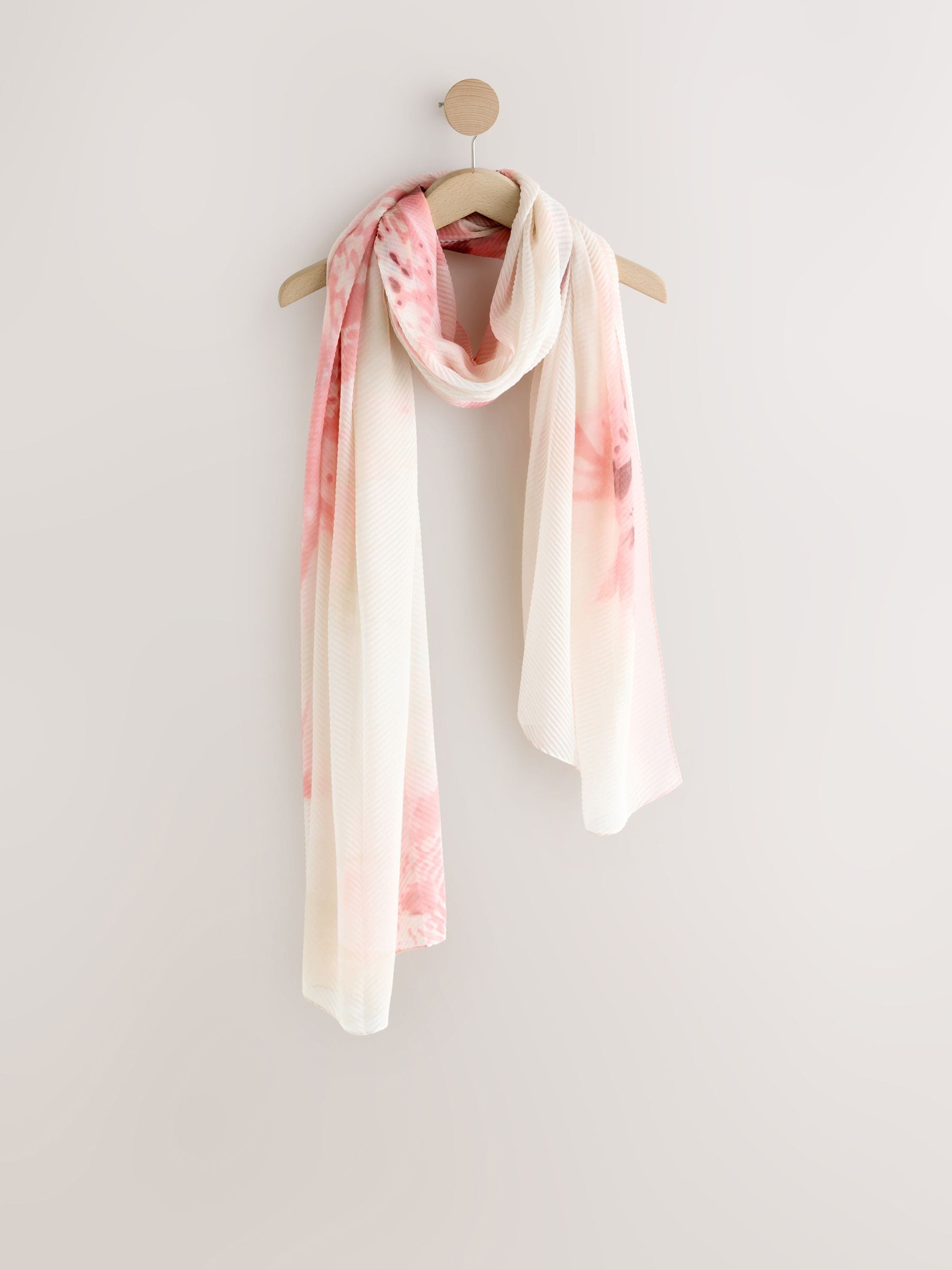 pink floral shawl