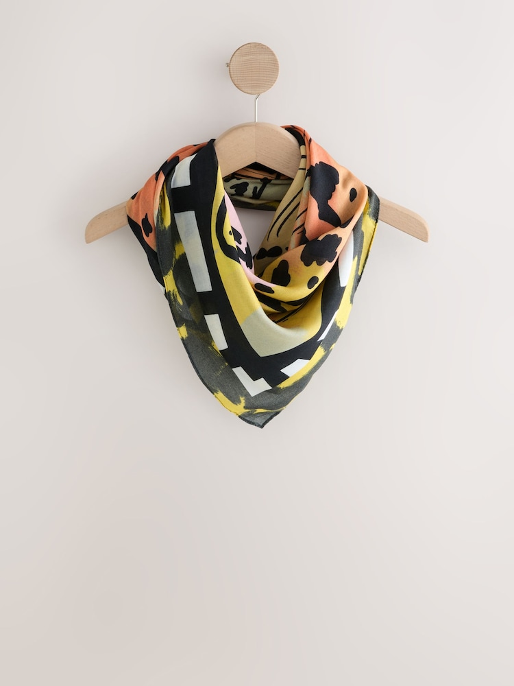 Multi Leopard Square Scarf - Image 1 of 5
