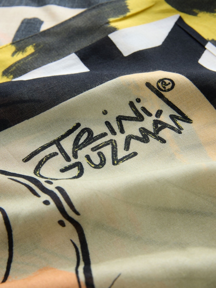 Multi Leopard Square Scarf - Image 5 of 5