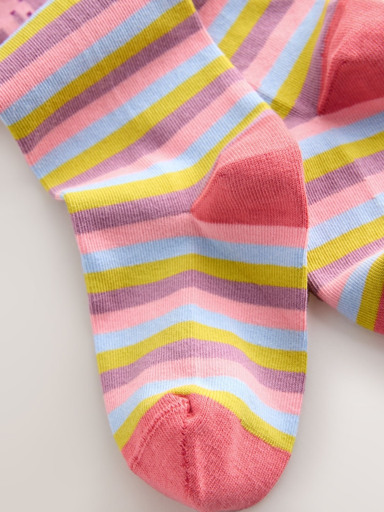 Roxo lilás - Cotton Rich Stripe Character Tights - Imagem 2 de 3