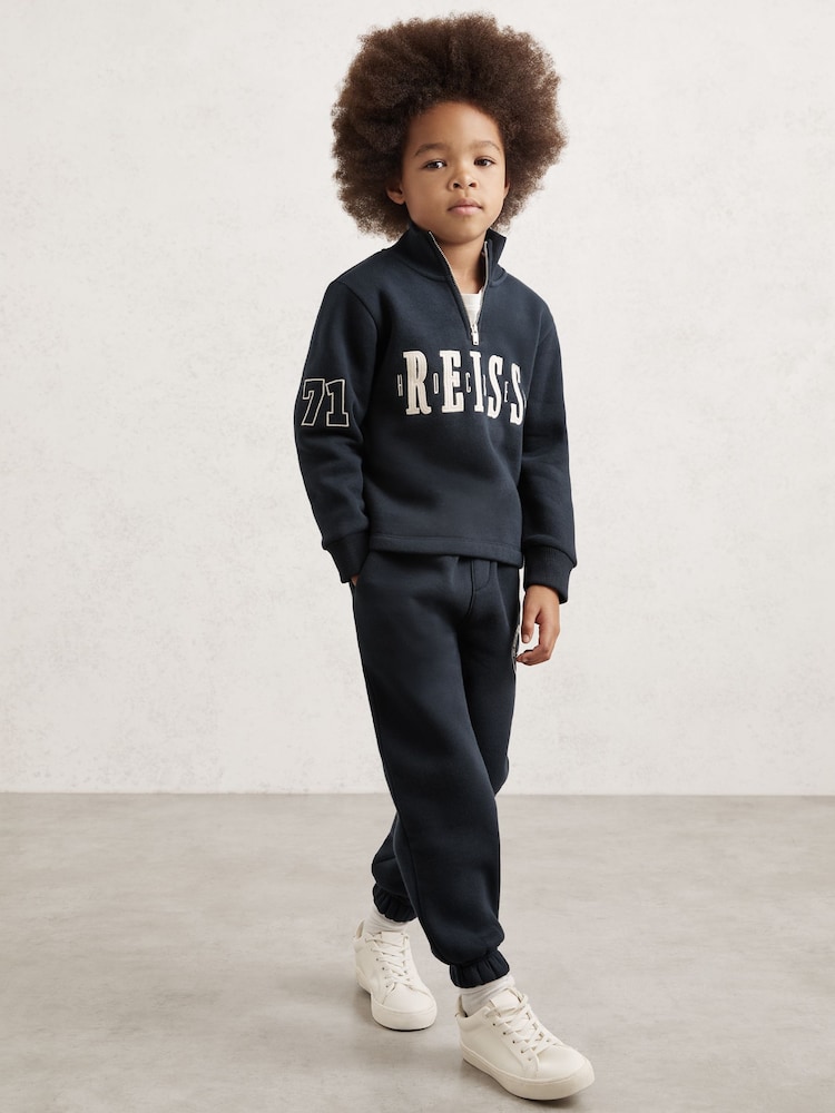 Reiss Navy Martin 9-13 yrs Sweatshirt - Image 1 of 5 Reiss Navy Martin 9-13 yrs Sweatshirt - Image 1 of 5