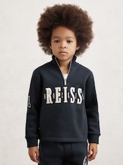 Reiss Navy Martin Sweatshirt - Image 3 of 5