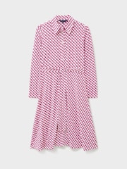 Crew Clothing Pink Emma Jersey Shirt Dress - Image 5 of 5