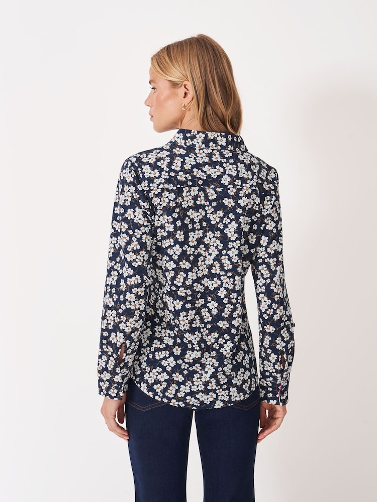 Crew Clothing Blue Jersey Shirt - Image 2 of 5