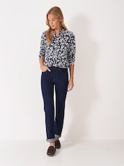 Crew Clothing Blue Jersey Shirt - Image 3 of 5