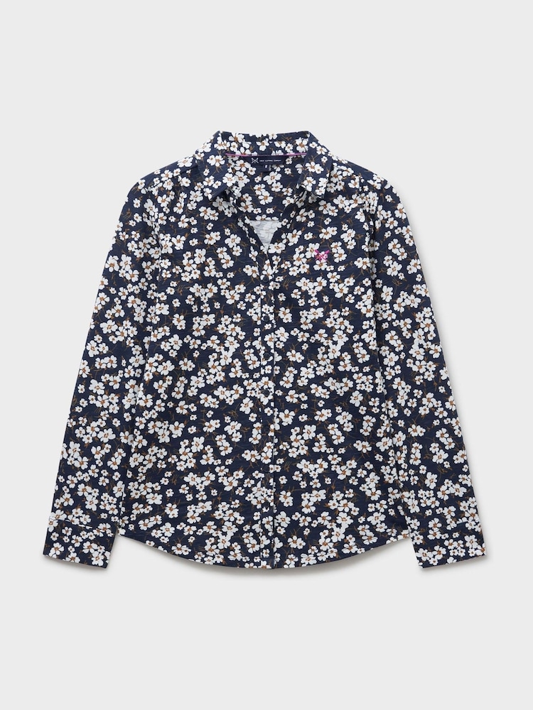 Crew Clothing Blue Jersey Shirt - Image 5 of 5