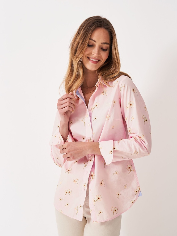 Crew Clothing Pink Lulworth Shirt - Image 1 of 5
