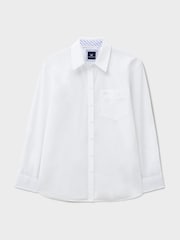 Crew Clothing White Cotton Poplin Shirt - Image 5 of 5