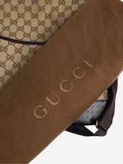 Sign of the Times GG Canvas Messenger Brown Bag - Image 4 of 8