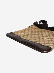 Sign of the Times GG Canvas Messenger Brown Bag - Image 8 of 8
