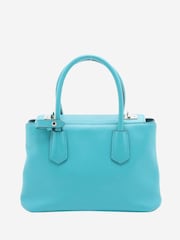 Sign of the Times Blue Saffiano Leather 2Way Bag - Image 2 of 10