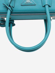 Sign of the Times Blue Saffiano Leather 2Way Bag - Image 6 of 10