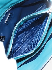 Sign of the Times Blue Saffiano Leather 2Way Bag - Image 8 of 10