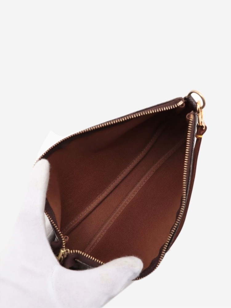Sign of the Times Vintage 2001 Monogram Pochette Brown Bag - Image 10 of 10