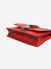 Sign of the Times Red Elektra Spiked Leather Bag - Image 4 of 8