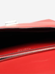 Sign of the Times Red Elektra Spiked Leather Bag - Image 6 of 8