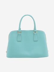 Sign of the Times Blue Turquoise Saffiano Lux Leather 2Way Bag - Image 2 of 10