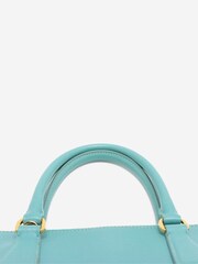 Sign of the Times Blue Turquoise Saffiano Lux Leather 2Way Bag - Image 4 of 10