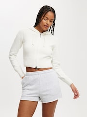 Cotton On Grey Classic Fleece Mini Shorts - Image 3 of 6