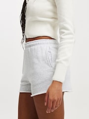 Cotton On Grey Classic Fleece Mini Shorts - Image 5 of 6