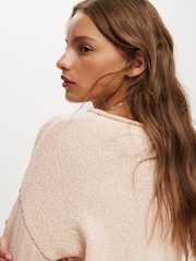 Rosa - Cotton On Long Sleeve Boat Neck Knit Jumper - Imagem 2 de 4