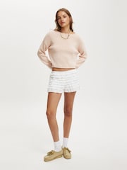 Rosa - Cotton On Long Sleeve Boat Neck Knit Jumper - Imagem 4 de 4