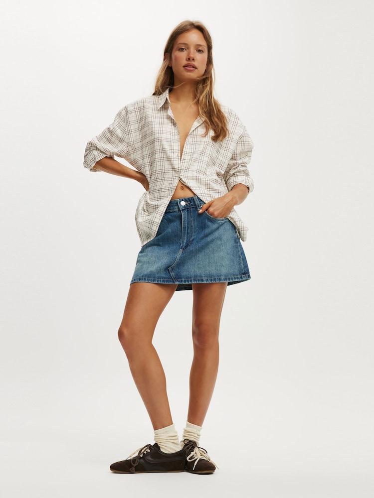 Cotton On Dark Natural Haven Long Sleeve Shirt - Image 5 of 5