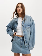Cotton On Blue Original Denim Jacket - Image 1 of 5