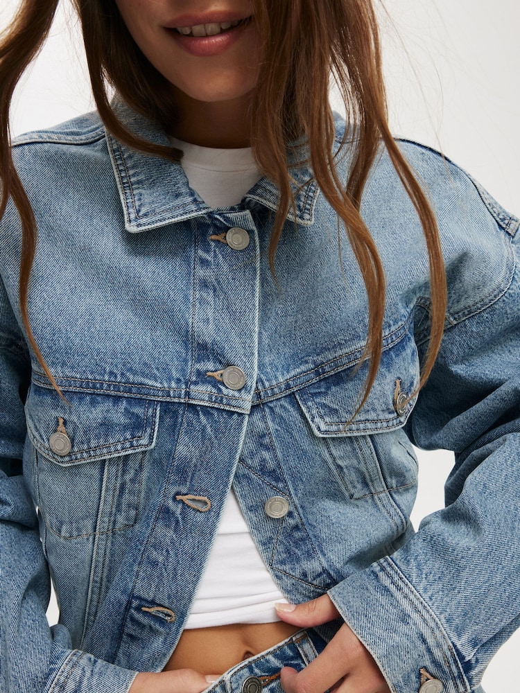 Cotton On Blue Original Denim Jacket - Image 5 of 5