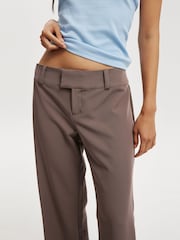 Cotton On Brown Lola Low Rise Suit Trousers - Image 5 of 5