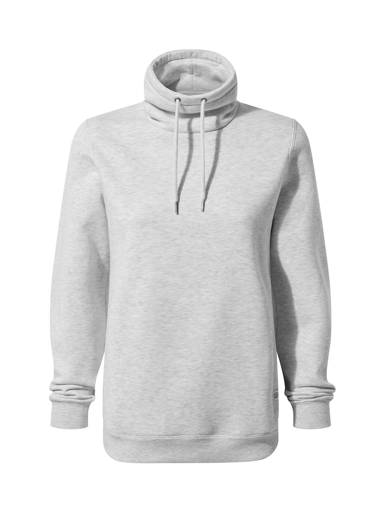 Tog 24 Cream Womens Abigail Funnel Neck Sweatshirt - Image 7 of 7