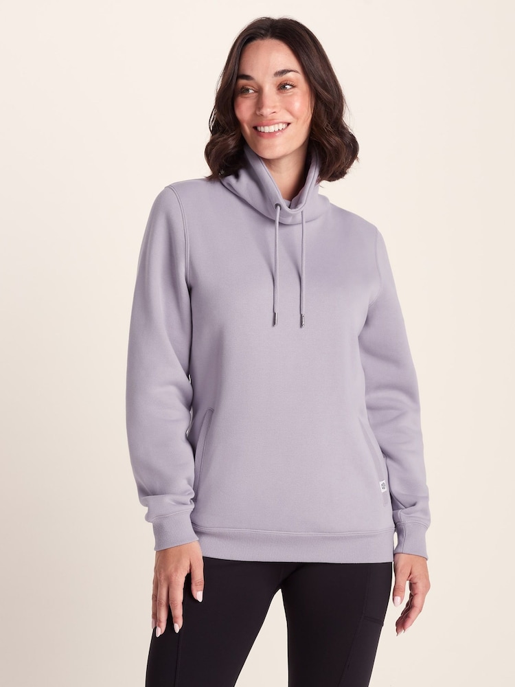 Tog 24 Grey Womens Abigail Funnel Neck Sweatshirt - Image 2 of 7 Tog 24 Grey Womens Abigail Funnel Neck Sweatshirt - Image 2 of 7