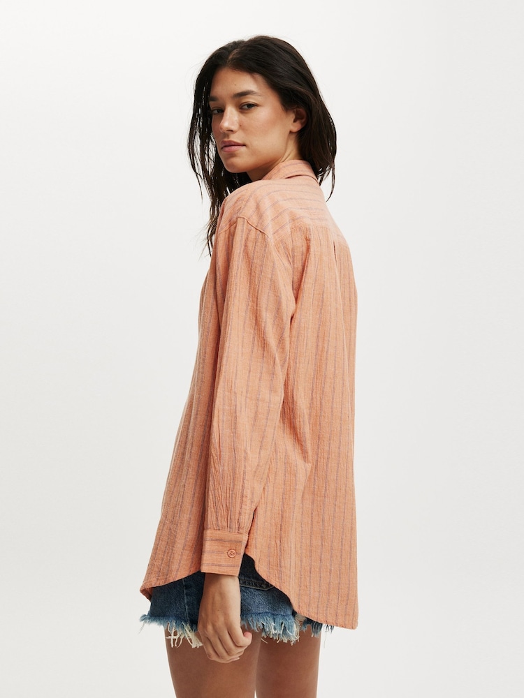 Cotton On Natural Haven Long Sleeve Shirt - Image 2 of 4
