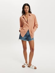 Cotton On Natural Haven Long Sleeve Shirt - Image 4 of 4