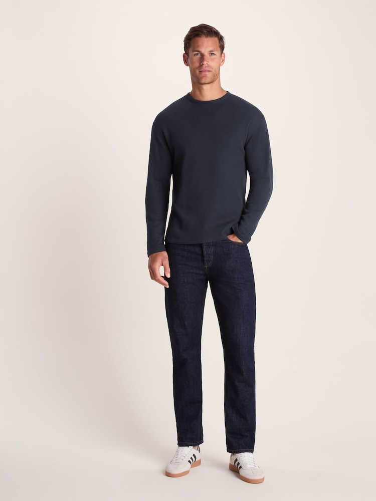 Tog 24 Blue Mens Ainsdale Long Sleeve T-Shirt - Image 1 of 6 Tog 24 Blue Mens Ainsdale Long Sleeve T-Shirt - Image 1 of 6