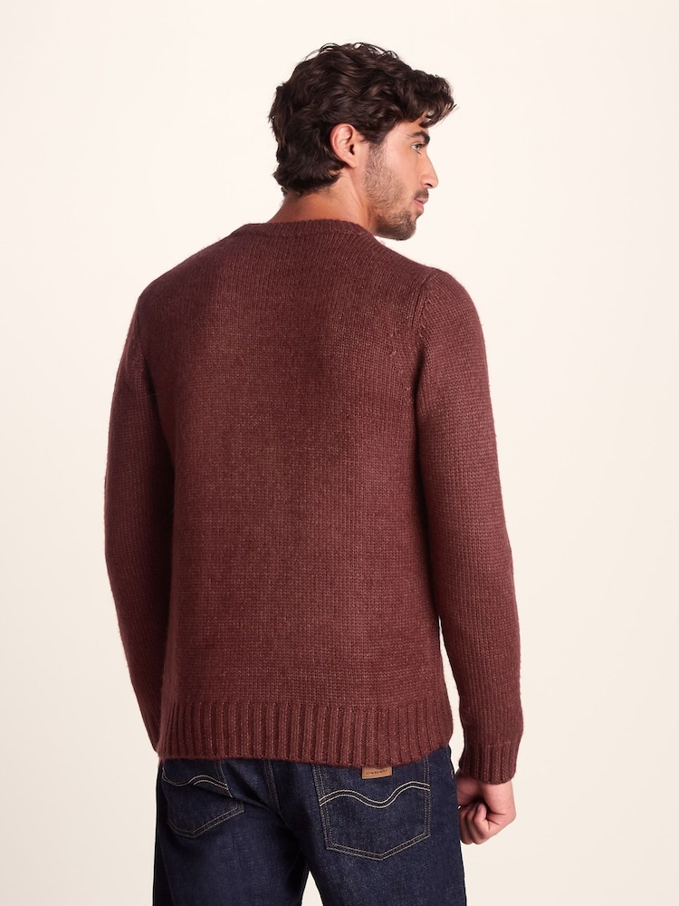 Tog 24 Purple Mens Cicero Knitted Jumper - Image 2 of 6