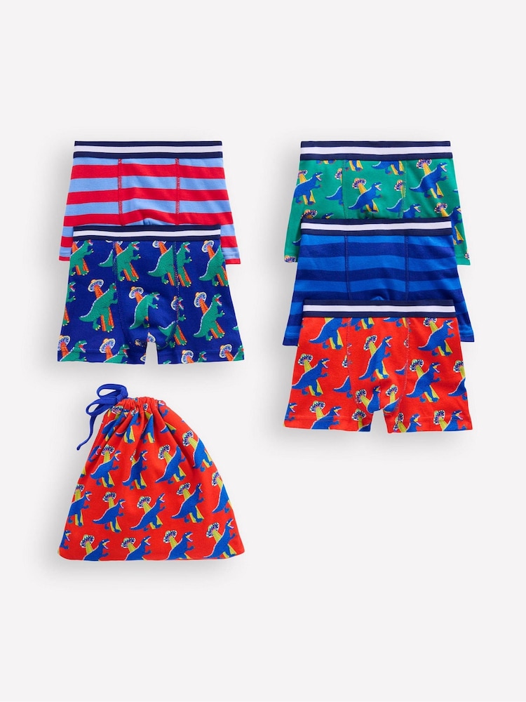 Boden Green Boxers 5 Pack - Image 1 of 3