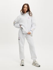 Cotton On Grey Plush Premium Graphic Print Hoodie - Image 4 of 5