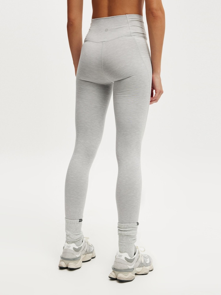 Cotton On Grey Ultra Soft Side Pocket Leggings - Image 2 of 6