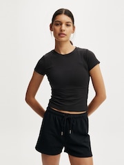 Cotton On Black Ultra Soft Fitted T-Shirt - Image 1 of 4