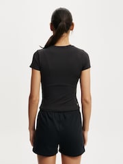 Cotton On Black Ultra Soft Fitted T-Shirt - Image 2 of 4