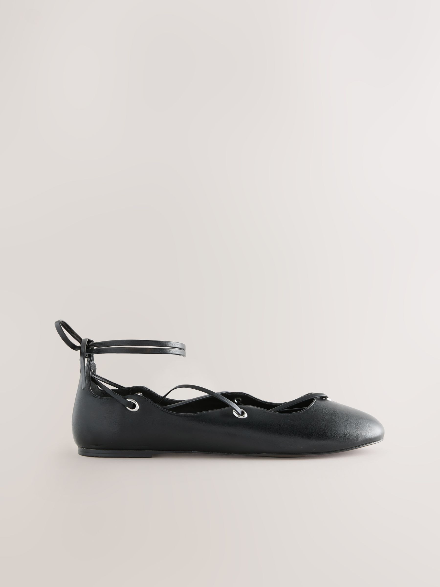 Buy Black Forever Comfort® Leather Ghillie Shoes from Next USA