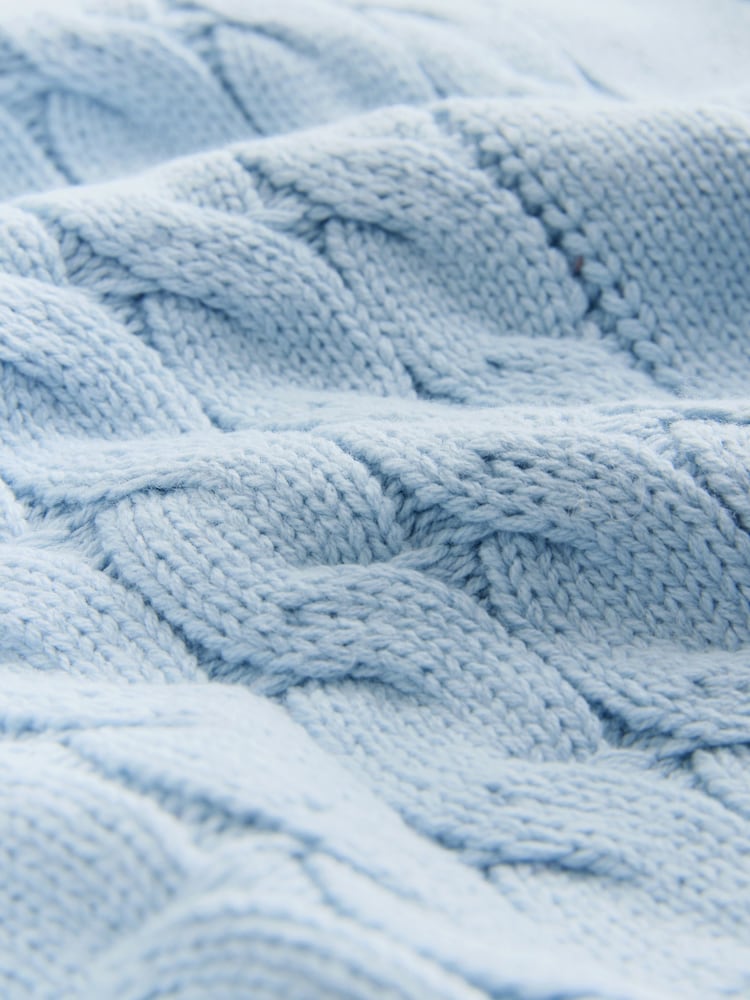 Light Blue Cable Knit Tank - Image 8 of 8
