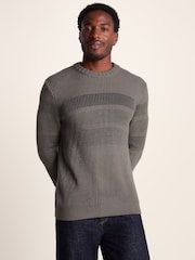Tog 24 Green Mens Leonard Knitted Jumper - Image 1 of 7