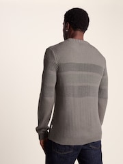 Tog 24 Green Mens Leonard Knitted Jumper - Image 2 of 7