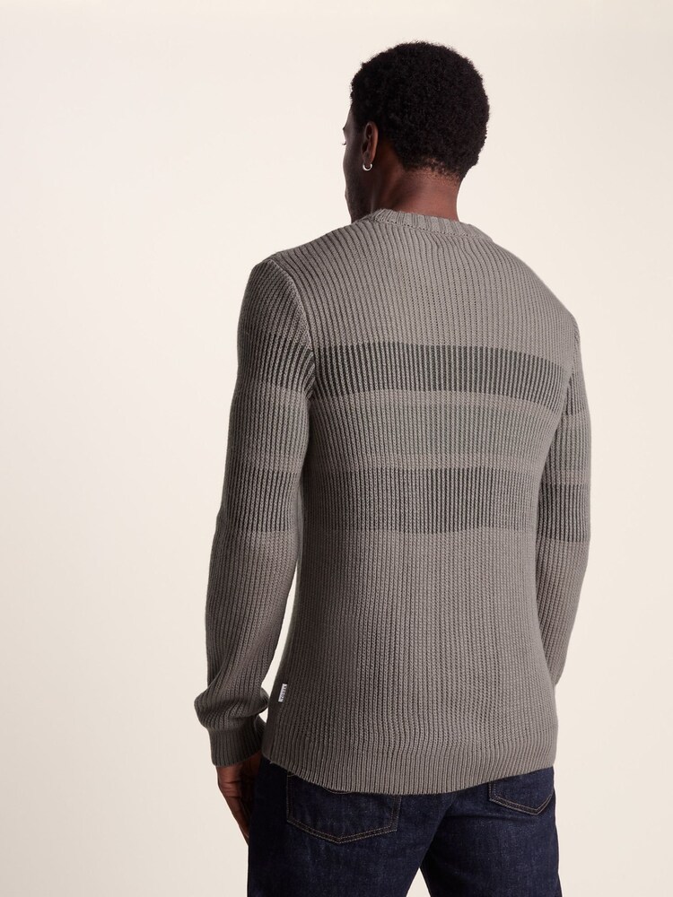 Tog 24 Green Mens Leonard Knitted Jumper - Image 2 of 7