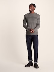 Tog 24 Green Mens Leonard Knitted Jumper - Image 3 of 7