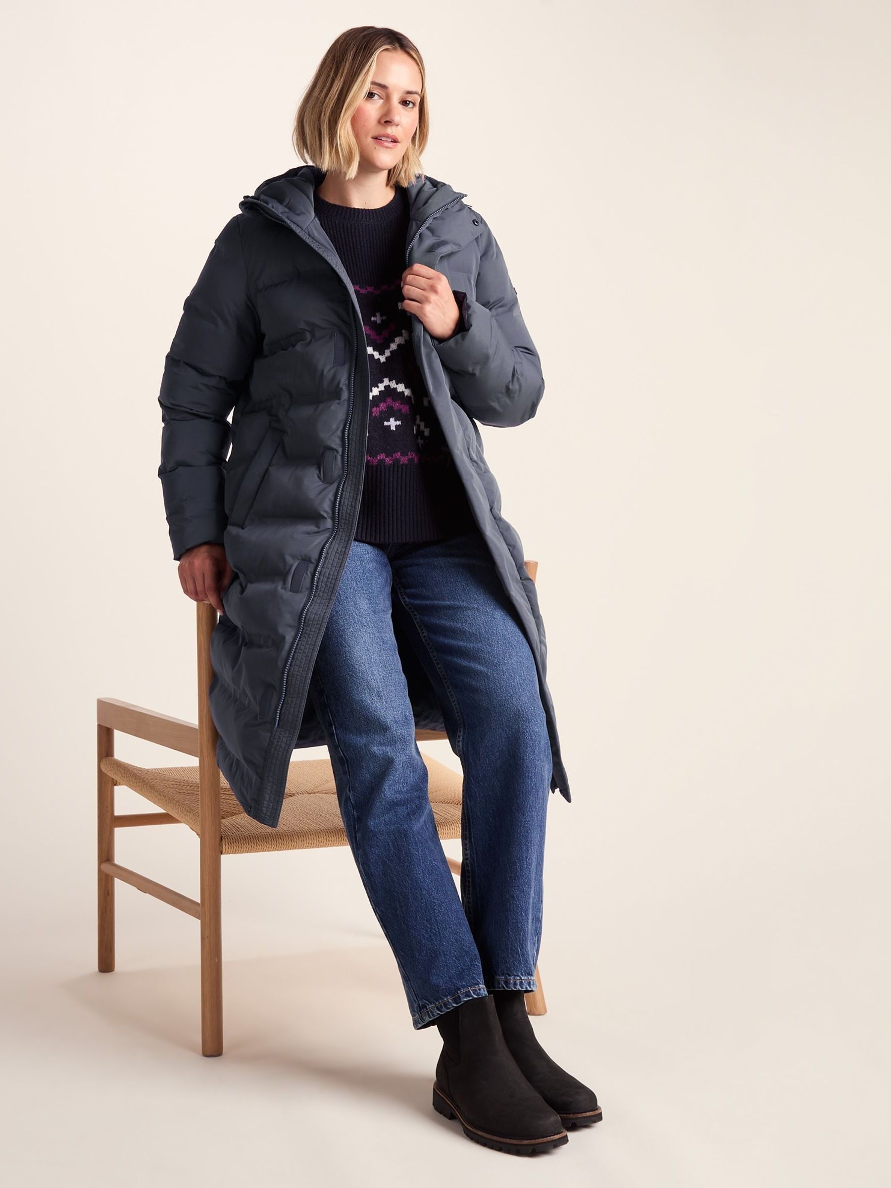 Buy Tog 24 Navy Blue Glaston Shower Resistant Insulated Parka from